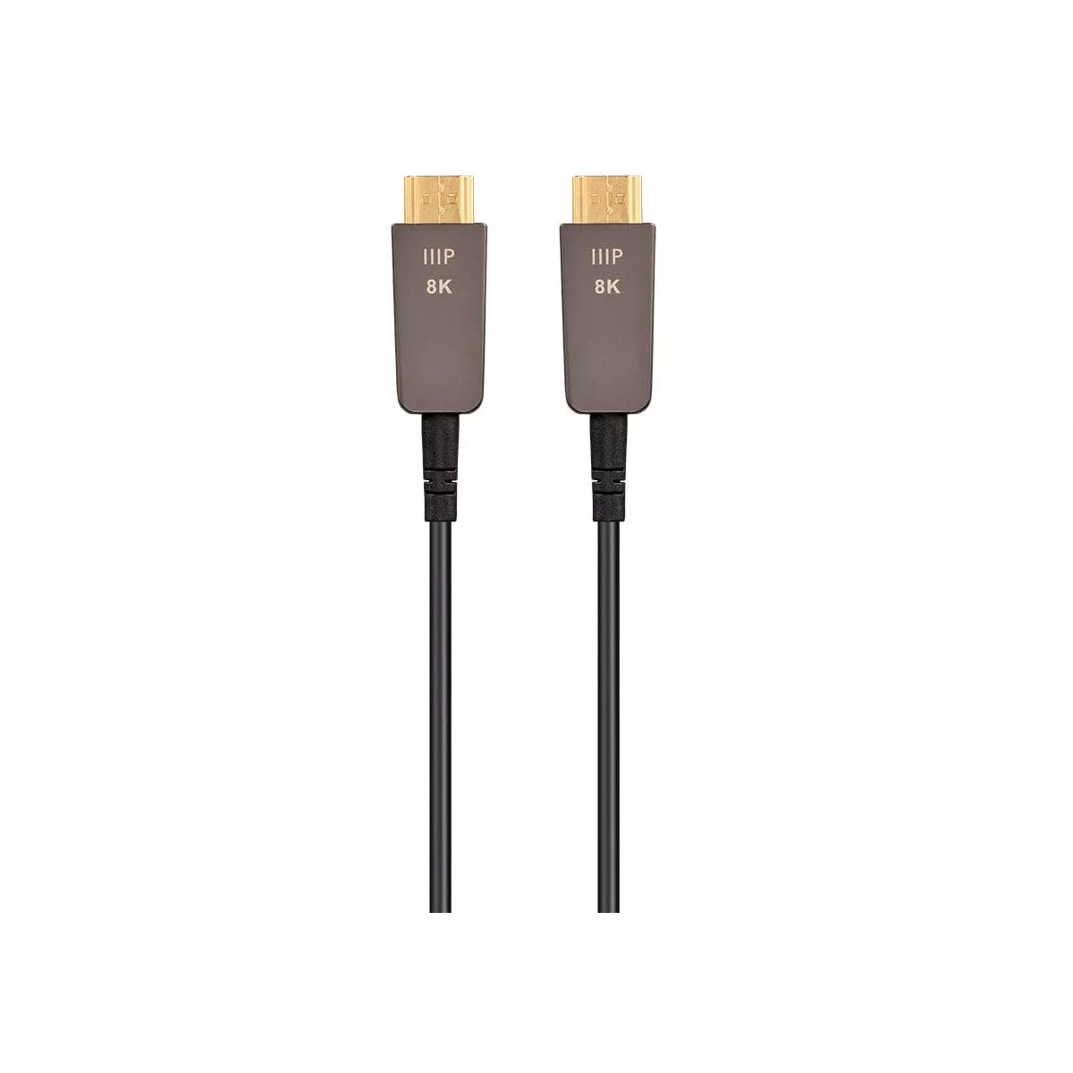 Monoprice Ultra High Speed HDMI Cable - 75 Feet - Black | 8K@120Hz, Dynamic HDR, 48Gbps, Fiber Optic, eARC, AOC, YCbCr 4:4:4 - SlimRun AV Series