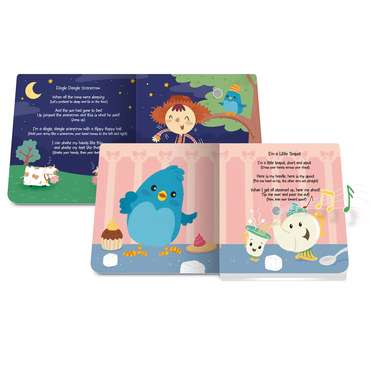 Ditty Bird Children and Action Song Books - Set of 2