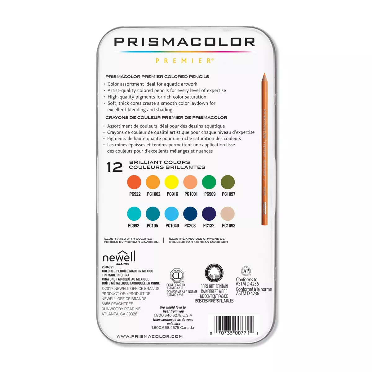 Prismacolor 12ct Premier Under the Sea Set Colored Pencils