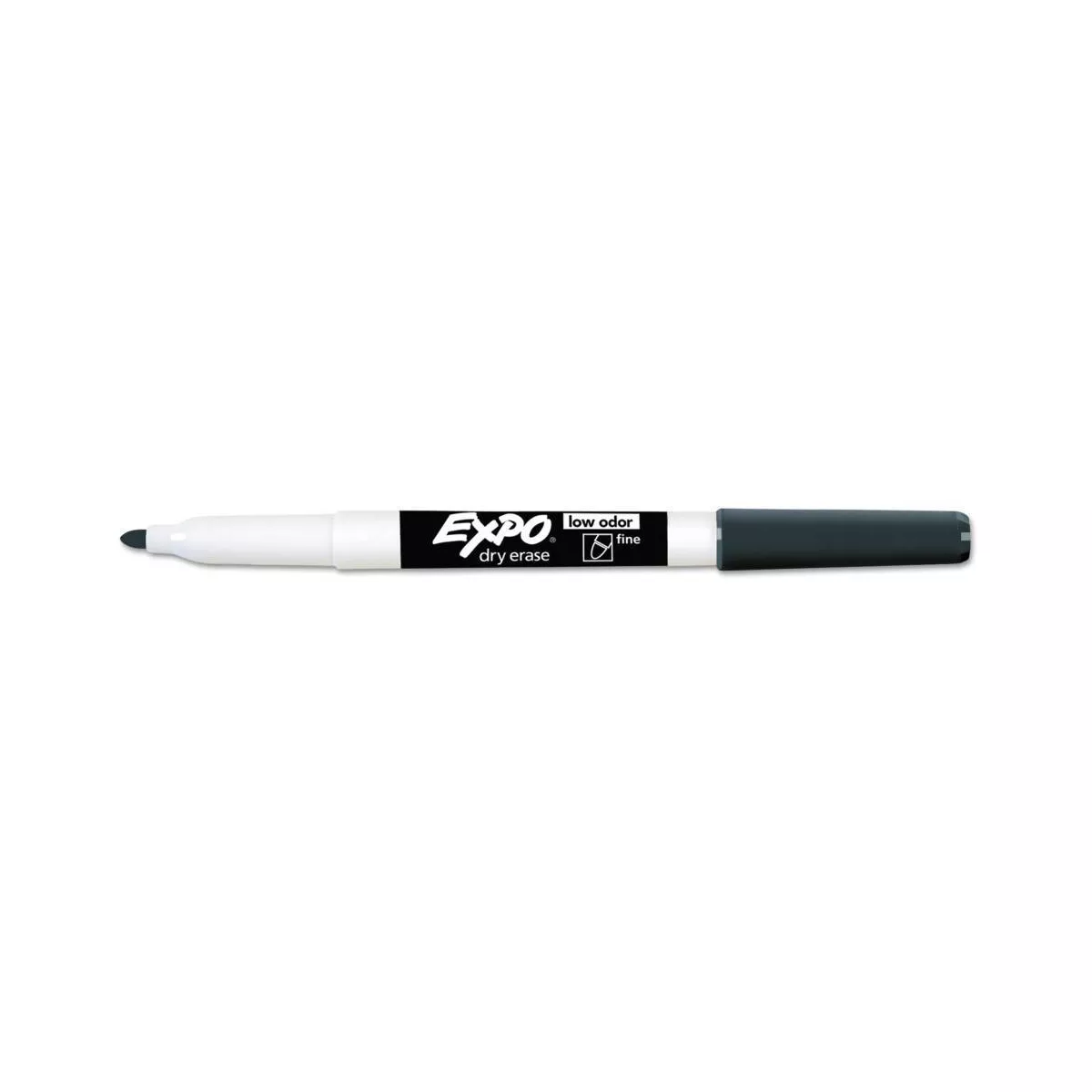 EXPO Low Odor Dry Erase Marker Fine Point Black 36/Box