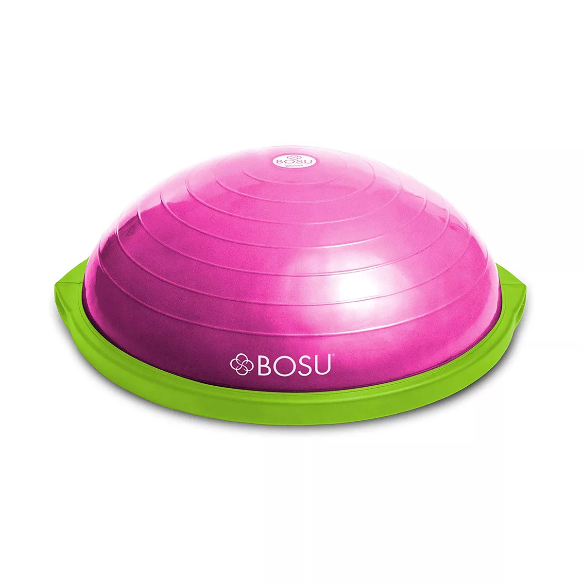 Bosu 72-10850 Home Gym Equipment The Original Balance Trainer 65 cm Diameter, Pink and Lime Green