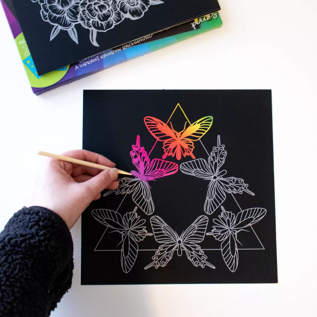 14pc Art 101 Crafts Scratch Art - DM Creations