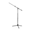 Musician's Gear Tripod Microphone Stand with Telescoping Boom Black
