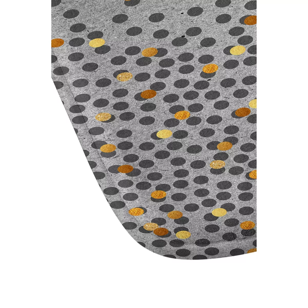 Iveta Abolina Gray Splash Bath Rugs and Mats Gray 24