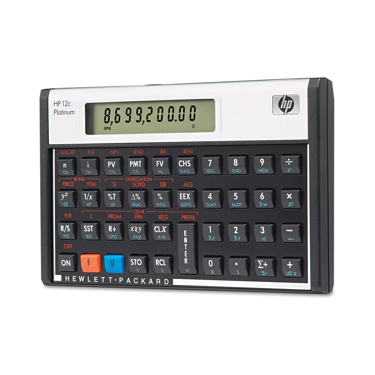 HP 12c Platinum Financial Calculator, 10-Digit LCD