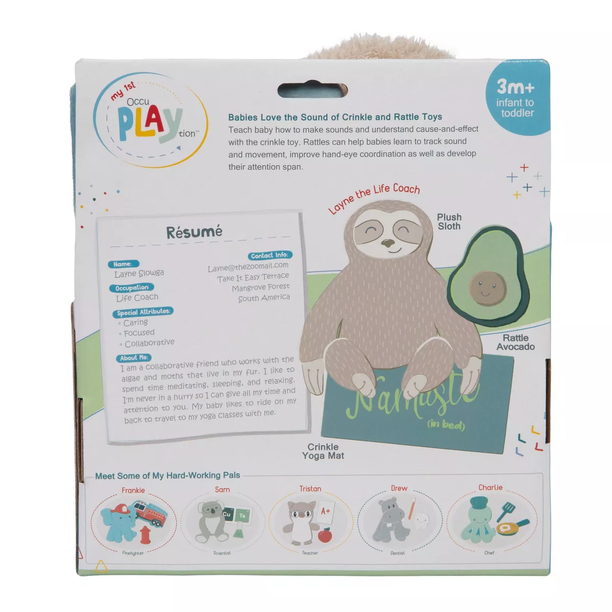 My 1st OccuPlaytion Sloth Life Coach - 3pc