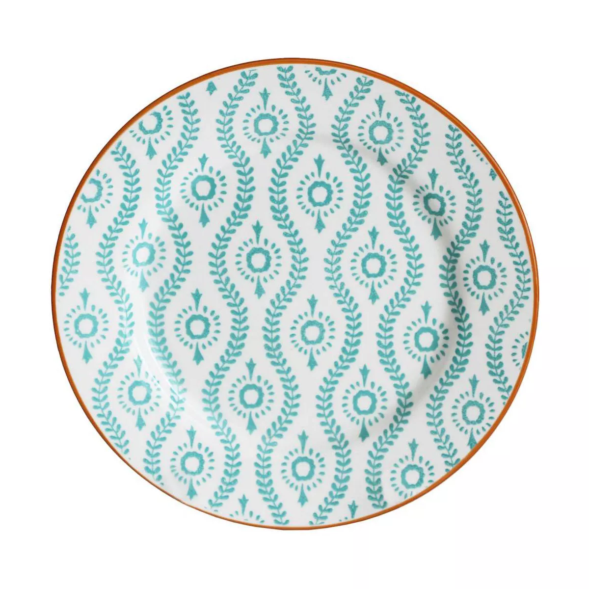 Baum Bros 16pc Stoneware Tangiers Dinnerware Set Turquoise