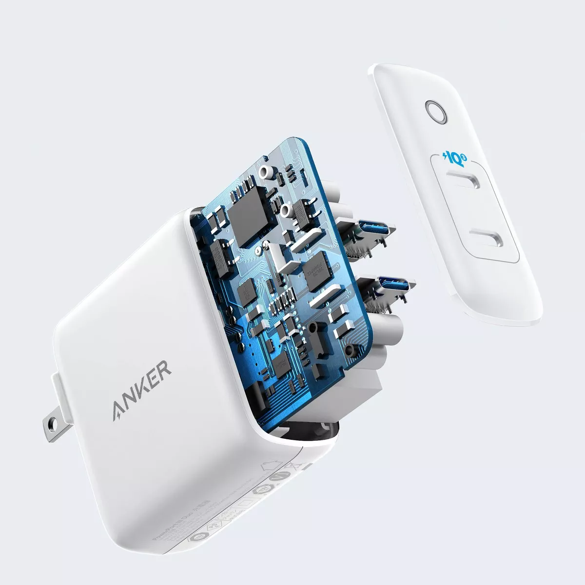 Anker PowerPort III 18W 2-Port USB-C Wall Charger - White