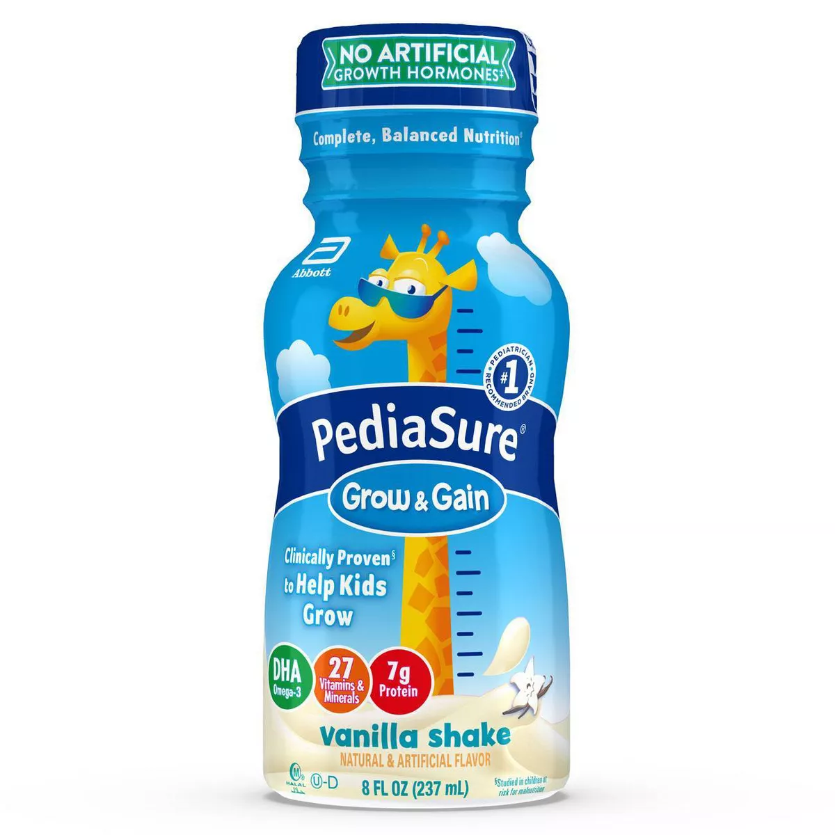 PediaSure Grow & Gain Kids' Nutritional Shake Vanilla - 6 ct/48 fl oz