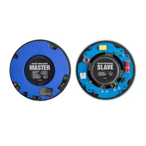 Monoprice Caliber 60-Watt Powered 6.5in Ceiling Speakers Fiber 2-way with Bluetooth