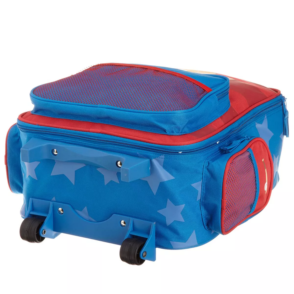 Stephen Joseph Fun Kids Themed Classic Rolling Luggage Polyester Carry On Suitcase with Multiple Pockets and Extendable Handle, Sports