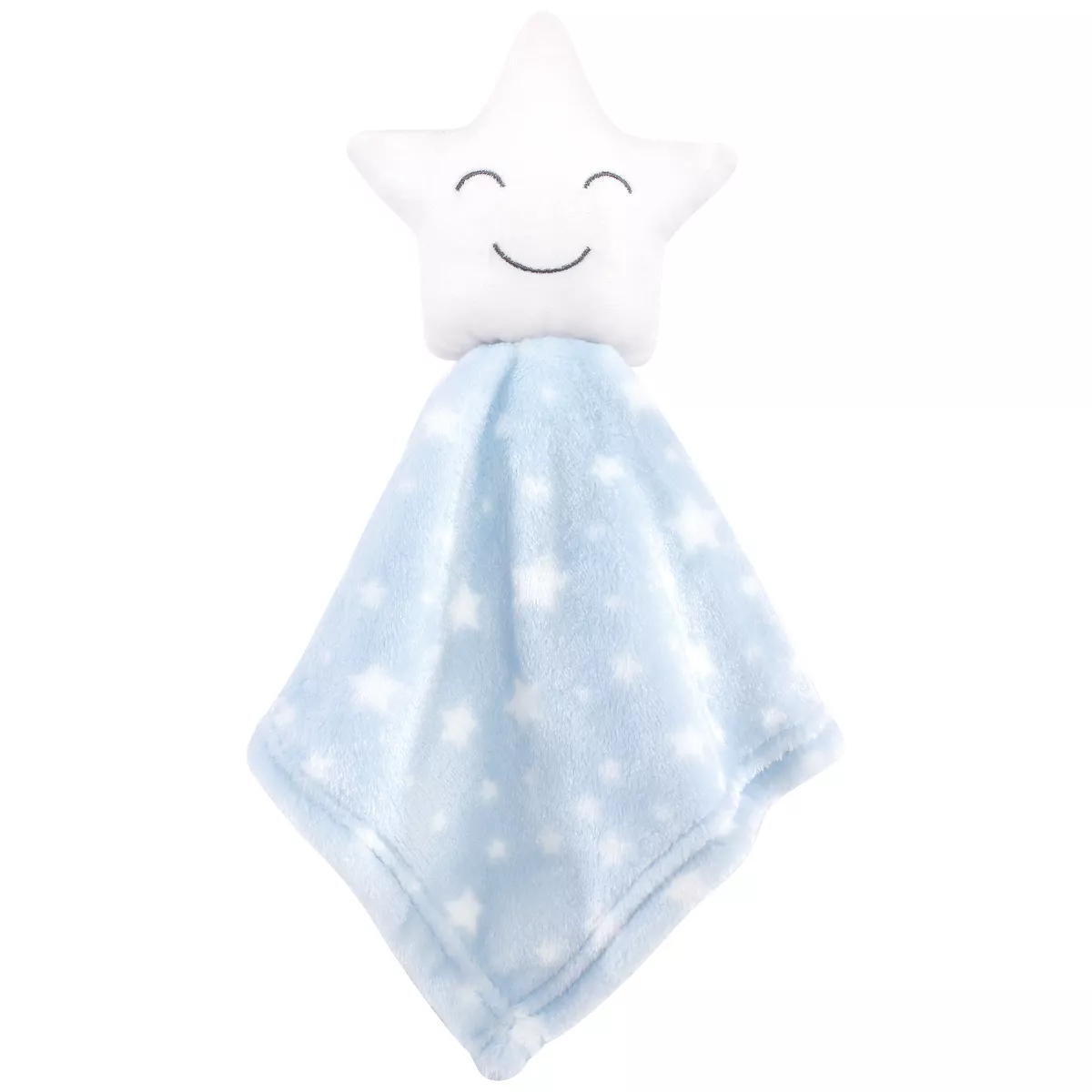 Hudson Baby Infant Boy Plush Blanket with Security Blanket, Star Boy, One Size