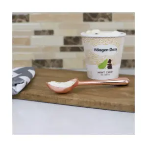 Home Basics Nova Collection Zinc Ice Cream Scoop, Rose Gold