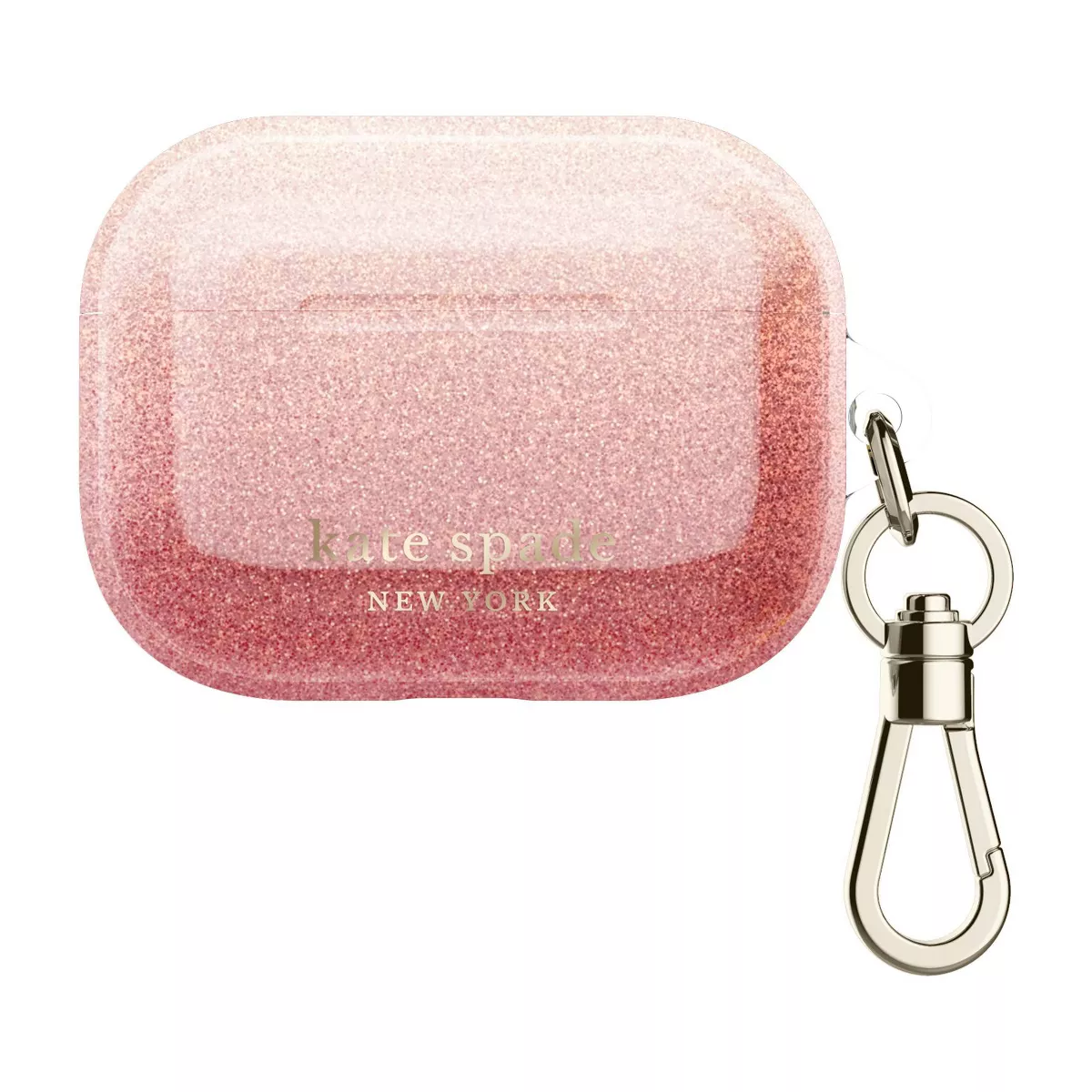 Kate Spade New York AirPods Pro Case - Ombre Glitter Sunset Pink