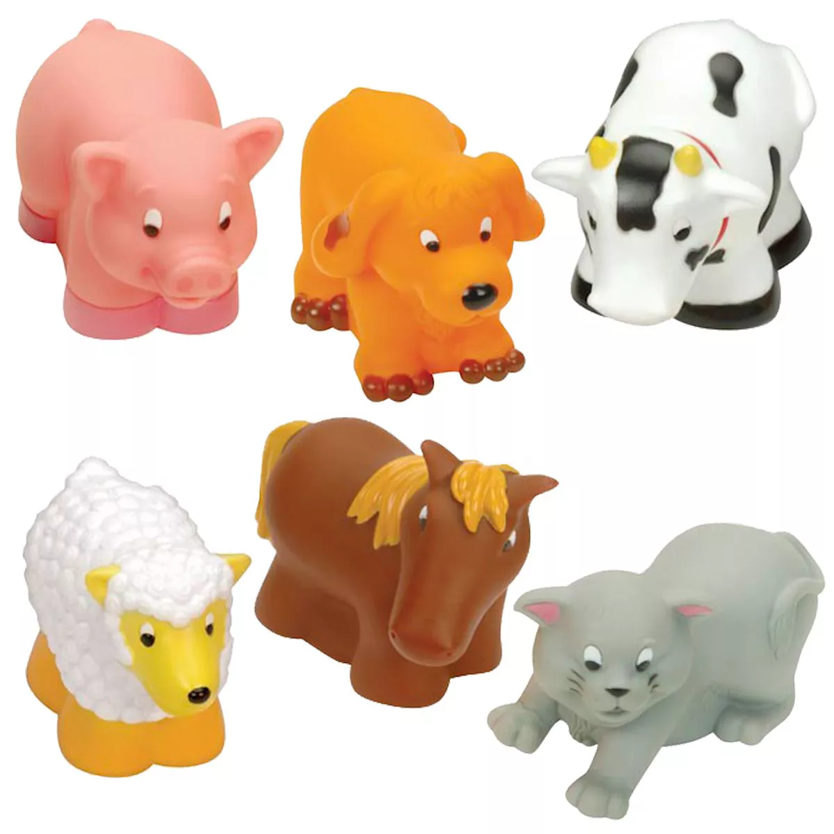 Battat My Bath Buddies Squeeze Toys - Set of 17