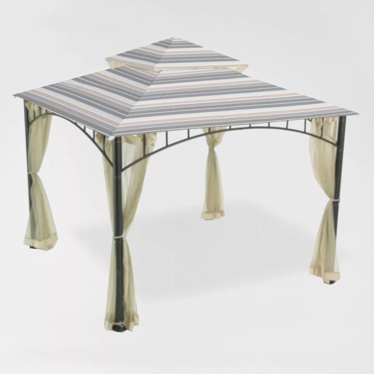 Madaga Replacement Canopy Stripe Stone - Garden Winds