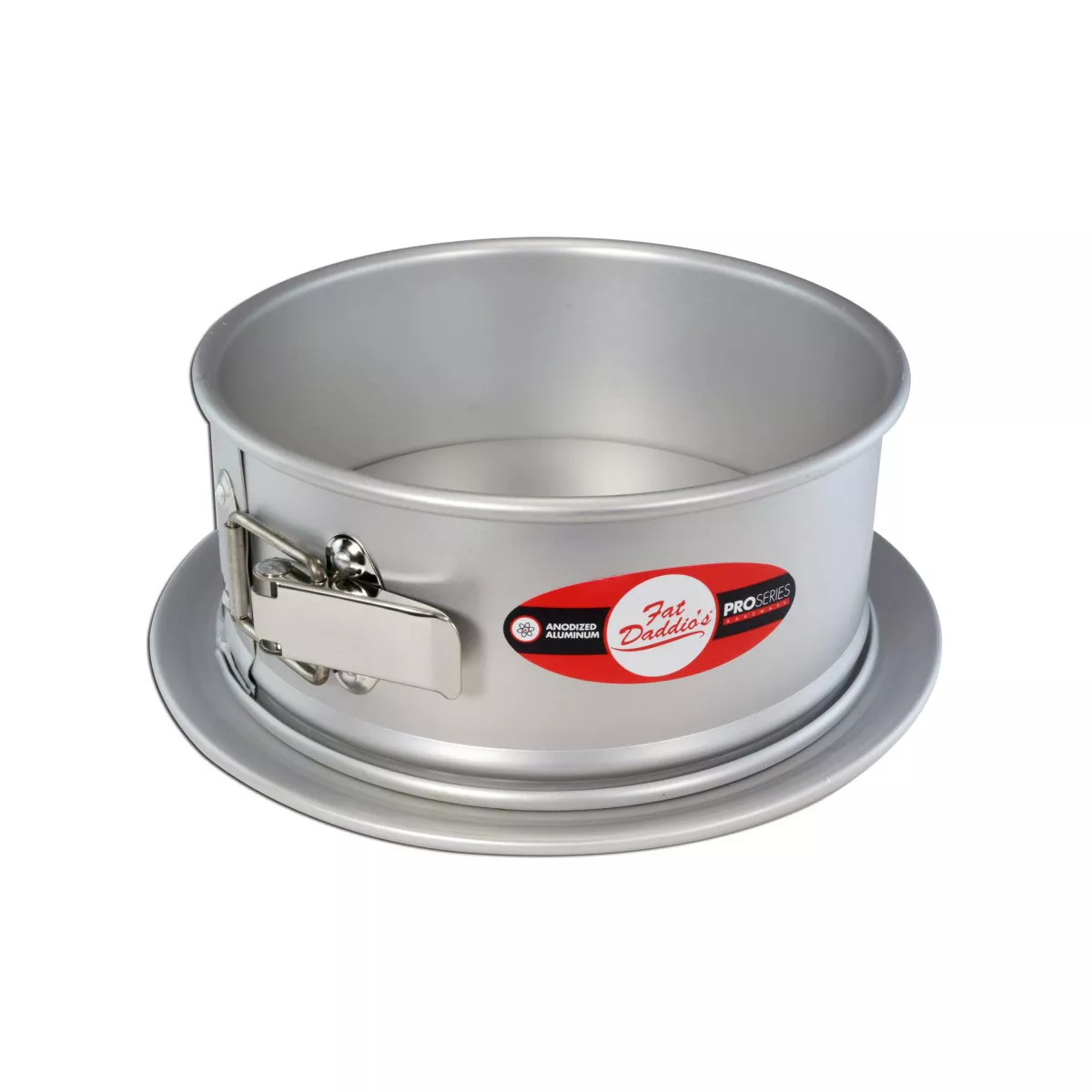 Fat Daddio's Round Springform Cake Baking Pan with Steel Buckle, 10 x 3 Inch