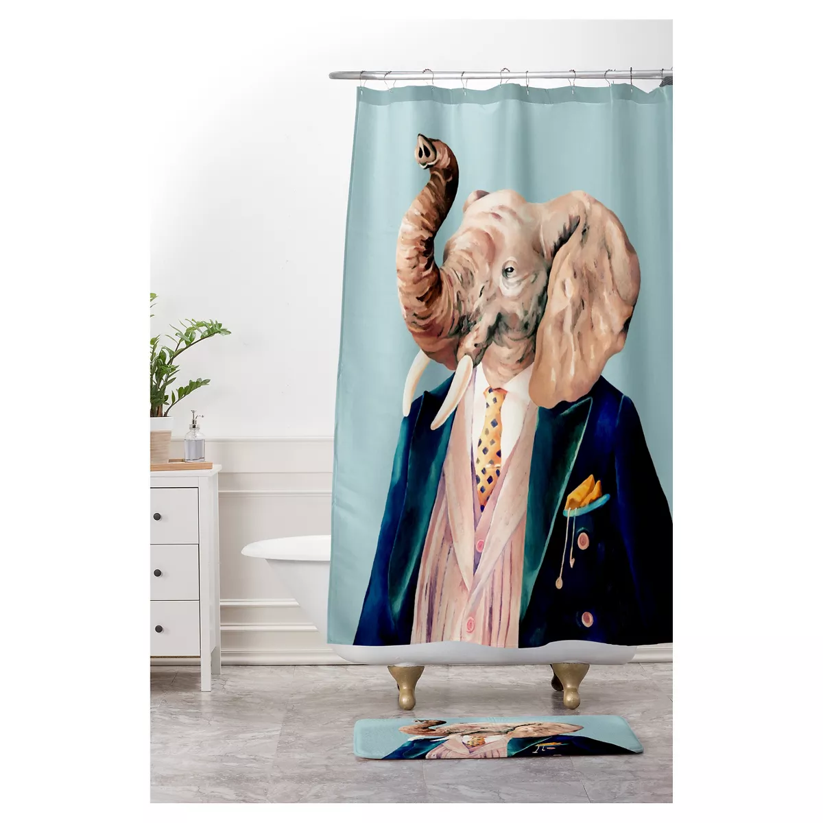 Animal Crew Mr. Elephant Cushion Bath Mat (36