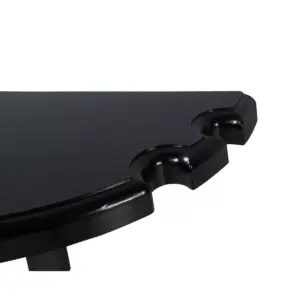 Hathaway Wall-Mounted Pub Table with Pool Cue Rests - Black