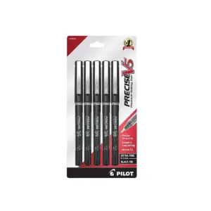 Pilot Precise V5 Rollerball Pens Extra Fine Point Black Ink 379731