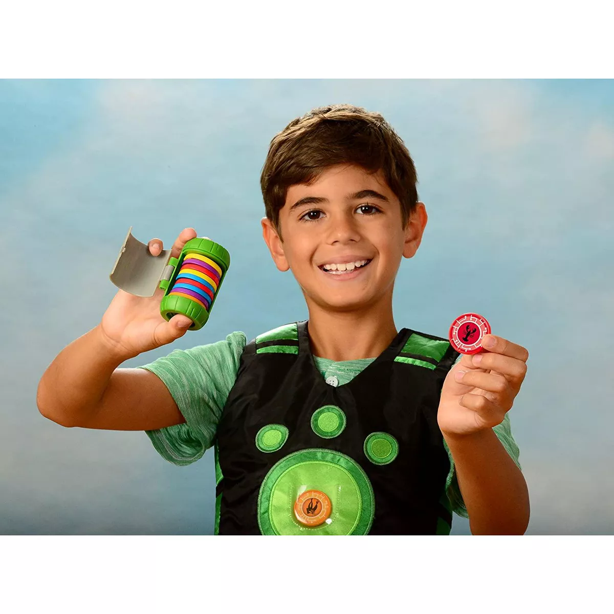 Jazwares Wild Kratts Creature Power Disc Holder Set Toy, 20 Discs - Chris