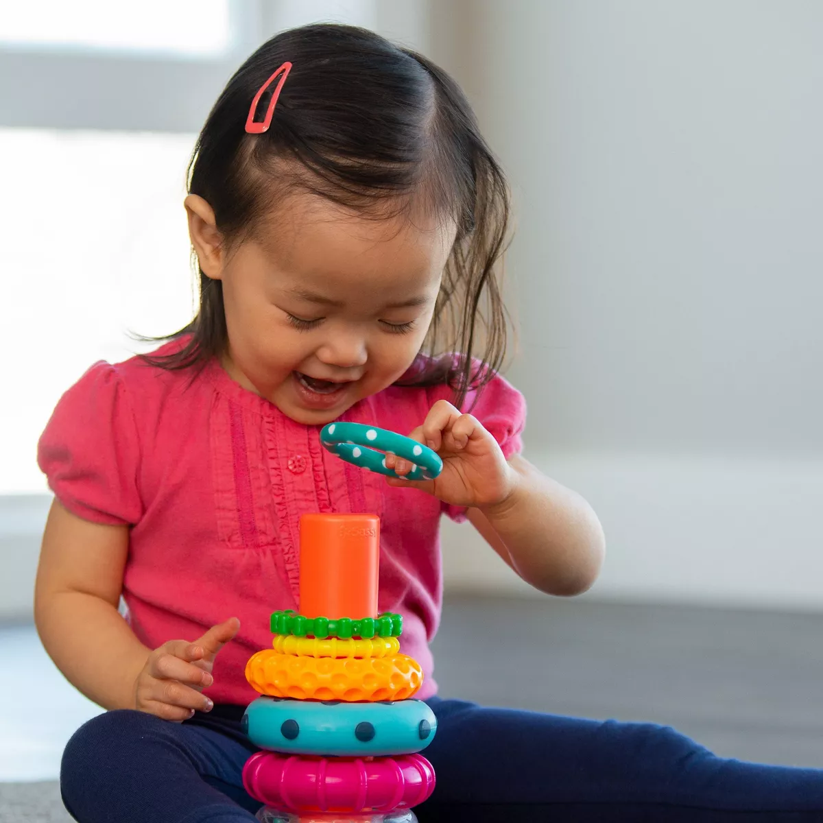 Sassy Stacks of Circles Ring Stacker