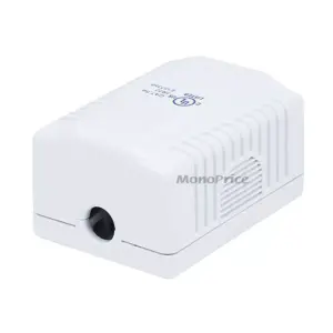 Monoprice 1-port Cat5e Surface Mount Box - White