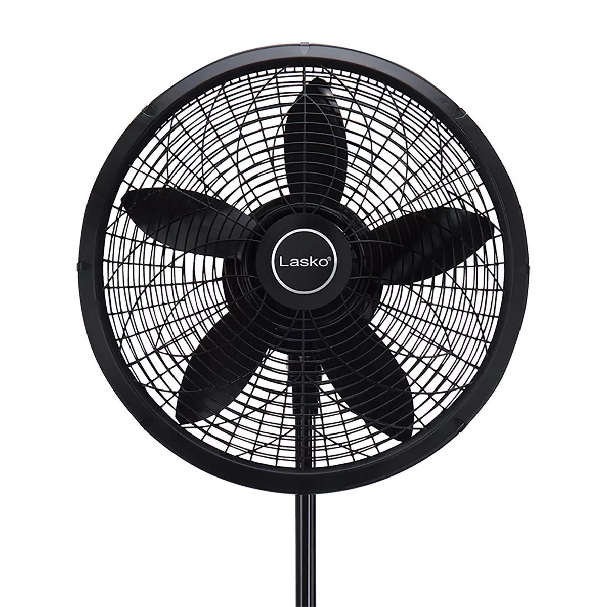 Lasko 1827 Elegance and Performance 18-Inch 3 Speed Adjustable 90 Degree Oscillating Tilt-Head Standing Home Pedestal Fan, Black