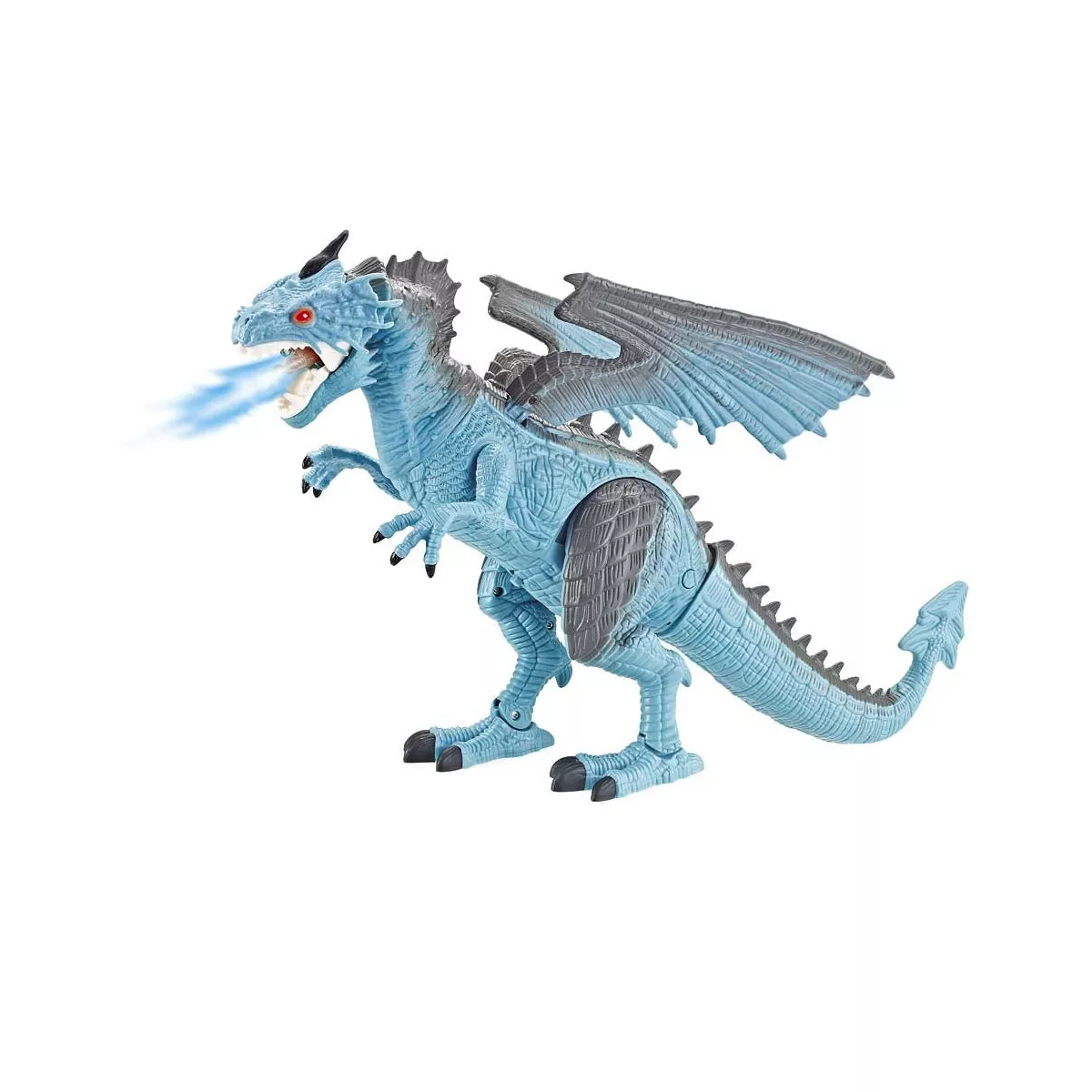 HearthSong Steam-Breathing Dragon for Kids' Imaginative Play- Screeches, Stomps, and Snorts Cool Steam