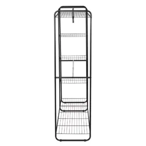 Freestanding Closet Black/Silver - Room Essentials™