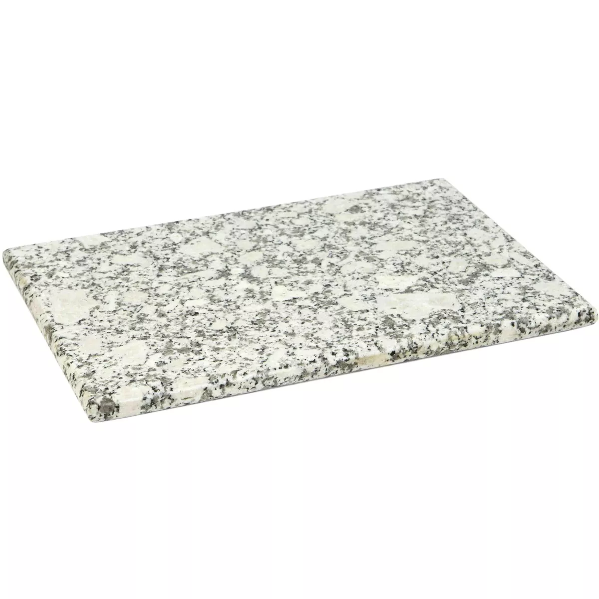 Home Basics 8 x 12 Granite Cutting Board, White