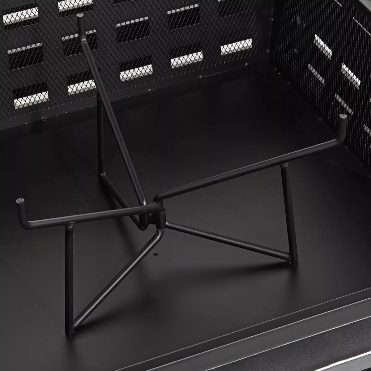 John Timberland Black Outdoor Fire Pit Square 35