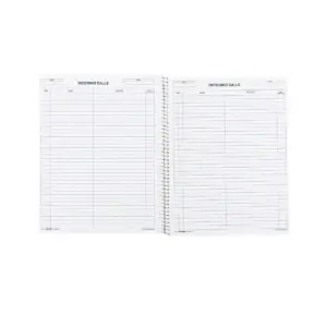 Rediform Wirebound Call Register 8 1/2 x 11 3 700 Forms/Book 50111
