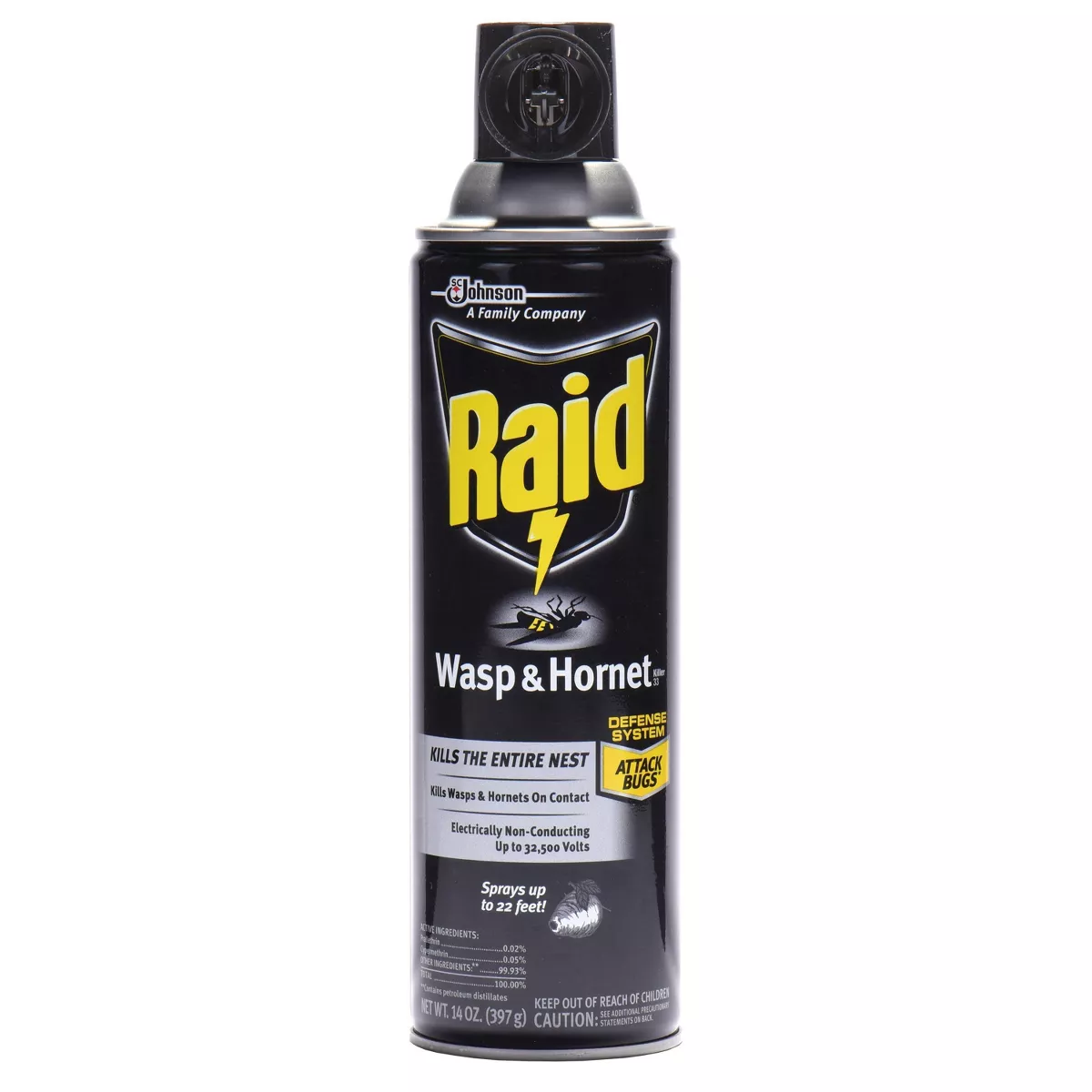 Raid Wasp & Hornet Killer 33 - 14oz/1ct