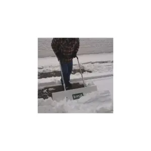 MANPLOW REV42 3PK Snow Shovel, 48 in Aluminum U Handle Handle, HDPE Blade