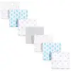 Luvable Friends Baby Cotton Flannel Receiving Blankets, Elephant, One Size