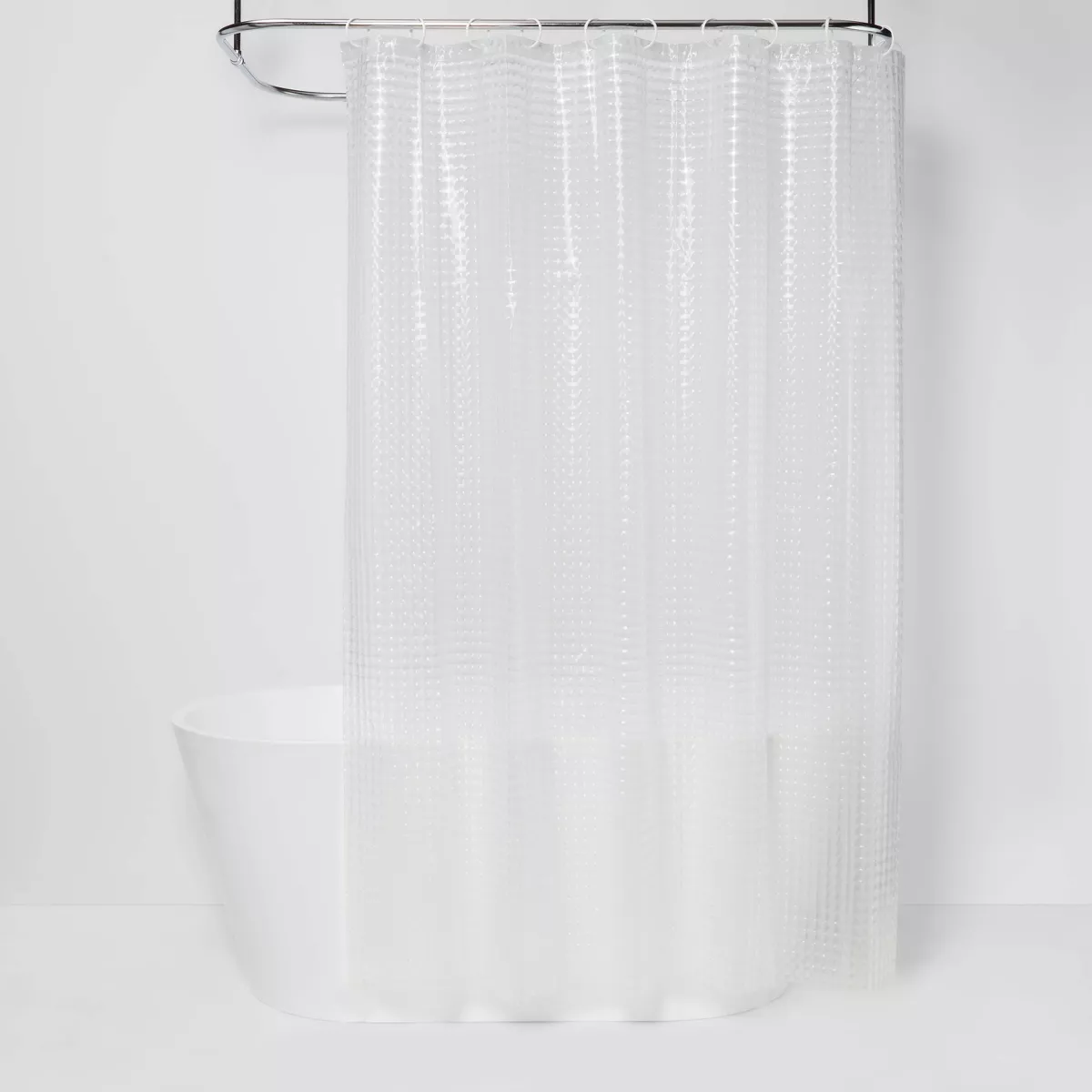 Cubic Shower Curtain Clear - Room Essentials™