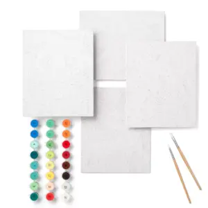 4pk Paint-By-Number Canvas Board Kit Jungle - Mondo Llama™