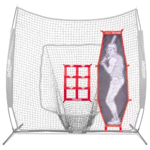 GoSports BASB-SZ-02 Xtraman Batter Target & Strike Zone Baseball & Softball Pitching Accuracy Training Aid Kit (Targets Only)