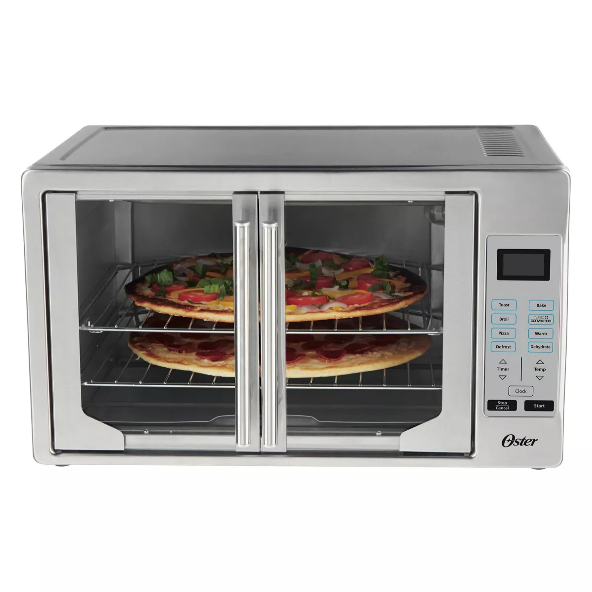Oster French Door Digital Toaster Oven - Silver