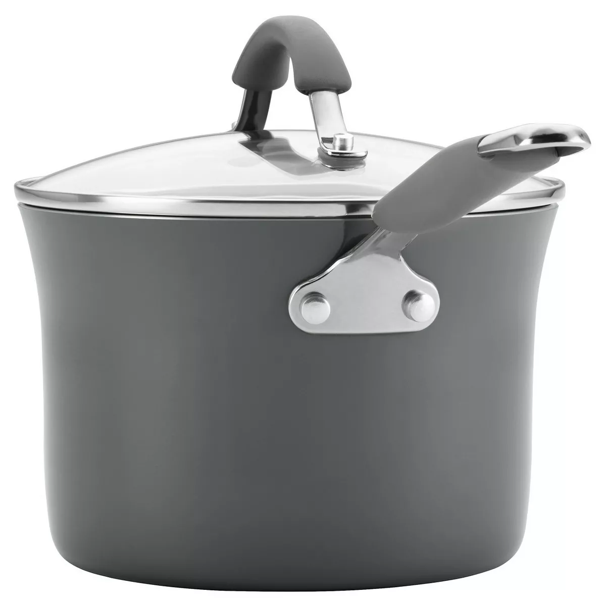 Rachael Ray 12pc Sea Salt Cucina Cookware Set Gray