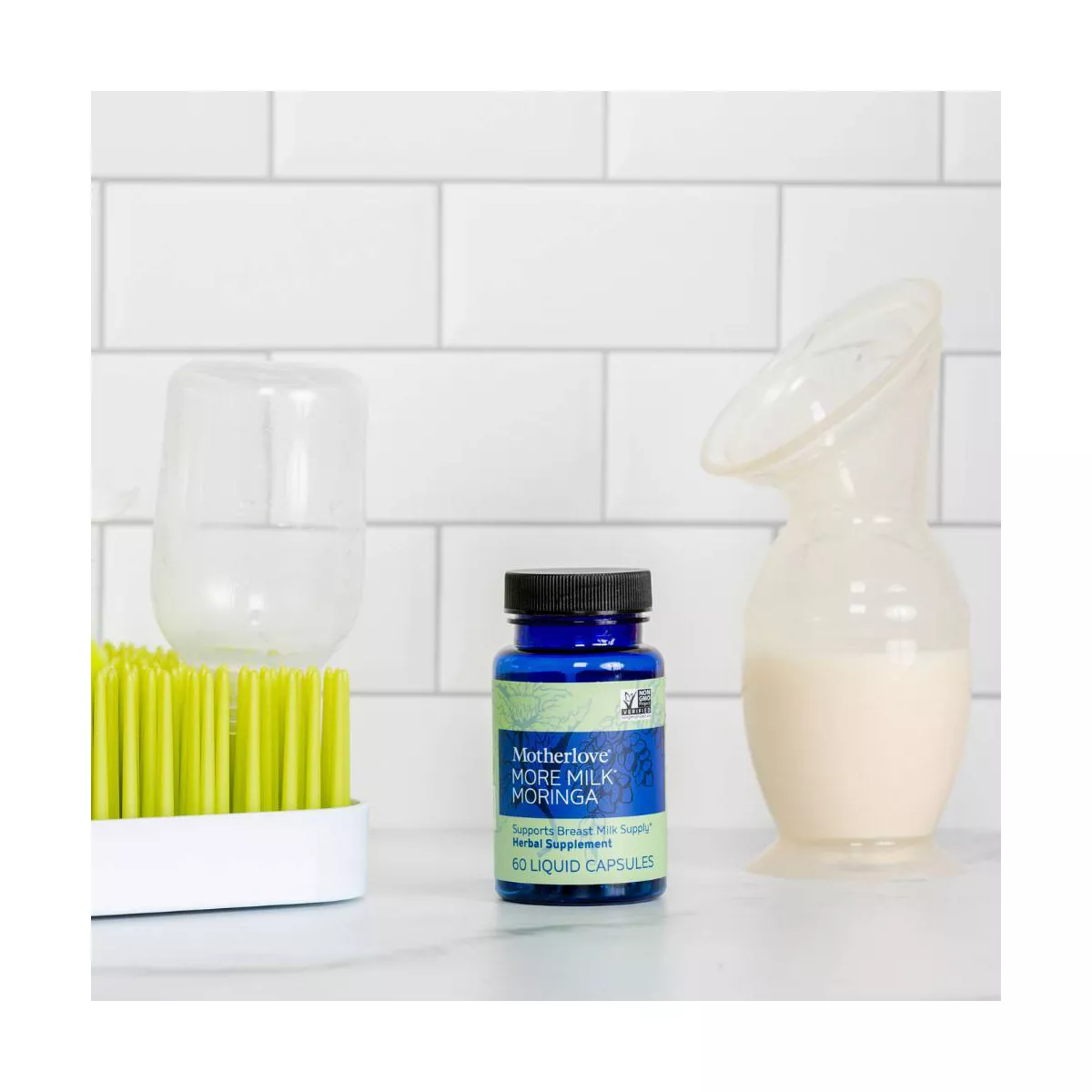 Motherlove More Milk Moringa Capsules - 60ct Non-GMO Capsules