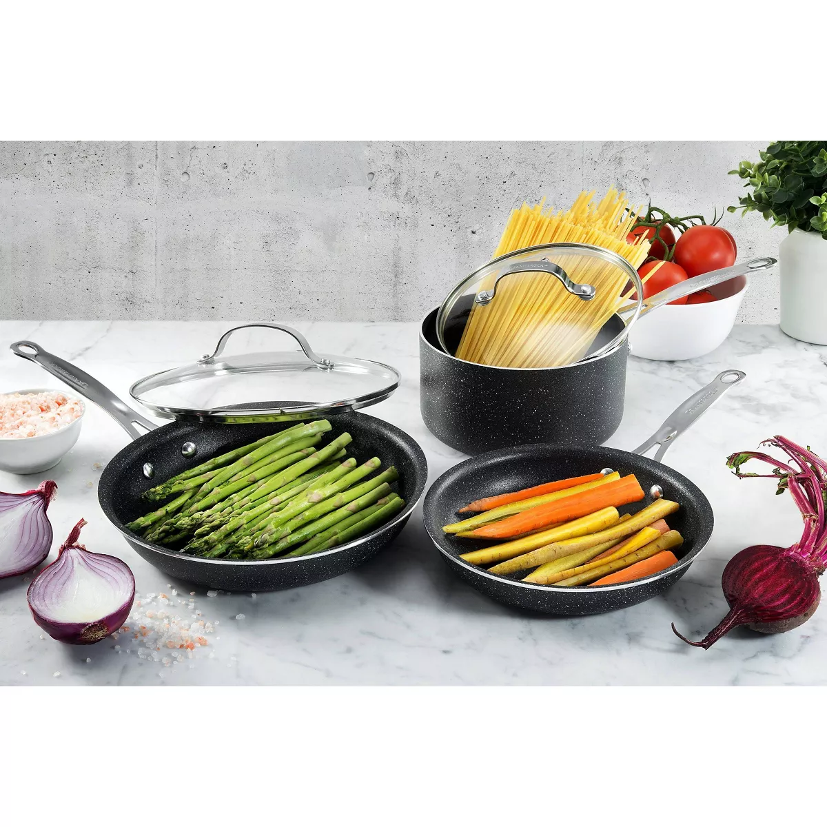 Granitestone Diamond 5pc Cookware Set
