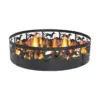 Running Horse 36" Wood Burning Campfire Ring 36 - Round - Sunnydaze Decor