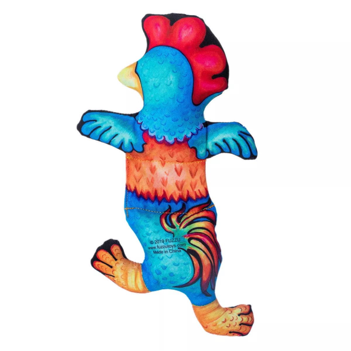 Fuzzu Barnyard Flops Roo Dog Toy