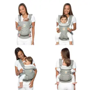 Ergobaby Omni 360 Cool Air Mesh All Carry Positions Baby Carrier - Black