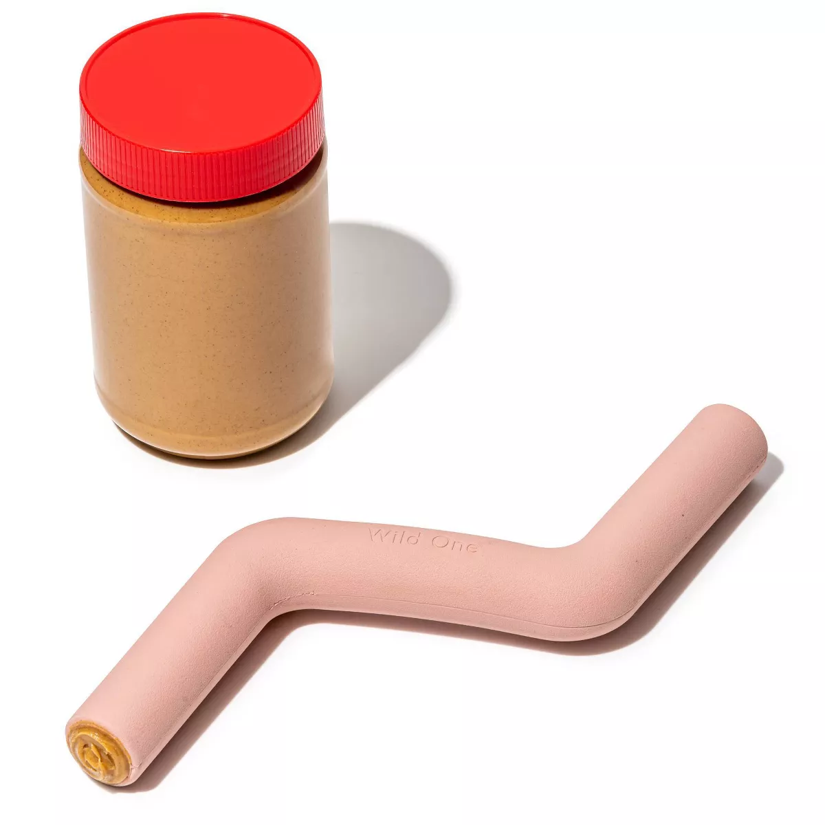 Wild One Bolt Bite Chew & Treat Toy for Dogs - Pink