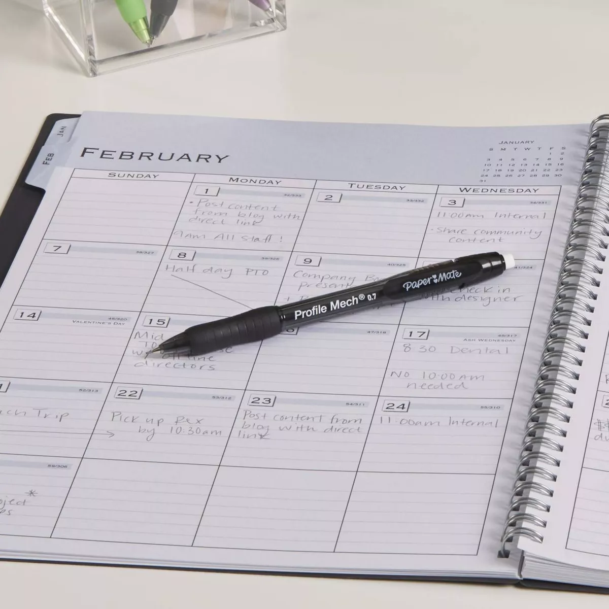 Paper Mate 8pk Profile Comfort Grip #2 Mechanical Pencils