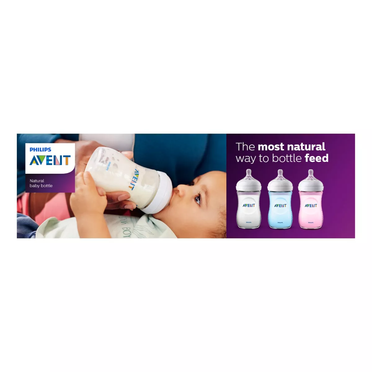 Philips Avent Natural Baby Bottle Pink Gift Set