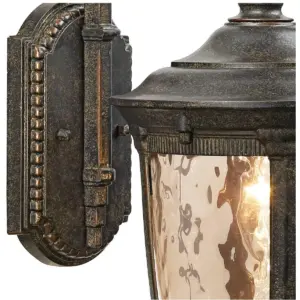John Timberland Outdoor Wall Light Fixture Bronze 16 1/2